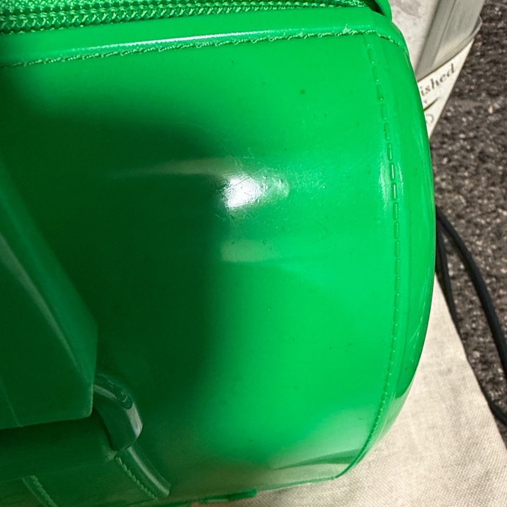 Furla Green Re-Candy Satchel Bag NWT - Picture 2 of 8